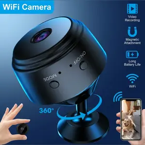 A9 Mini 1080P HD Wireless Security Camera with Night Vision, Motion Detection & Wi-Fi Remote Viewing, Smart Home Indoor Outdoor Surveillance Monitor