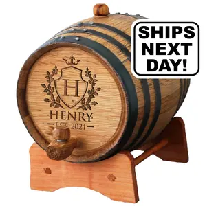 Personalized Wedding Party Mini-Oak Whiskey Barrels - Groomsmen Gift - Wedding Party Gift - Engraved - Customized - Monogrammed for Free
