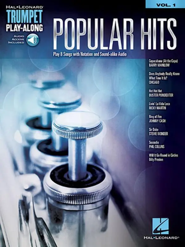 USED-Popular Hits: Trumpet Play-Along Volume 1 by Hal Leonard Corp. (Misc.)