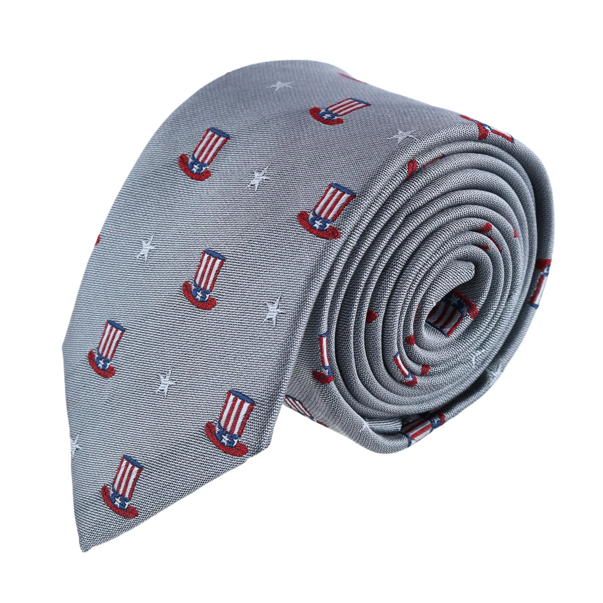 Trafalgar Uncle Sam Pride Silk Novelty Necktie, Neckties, Christmas, Father's Day