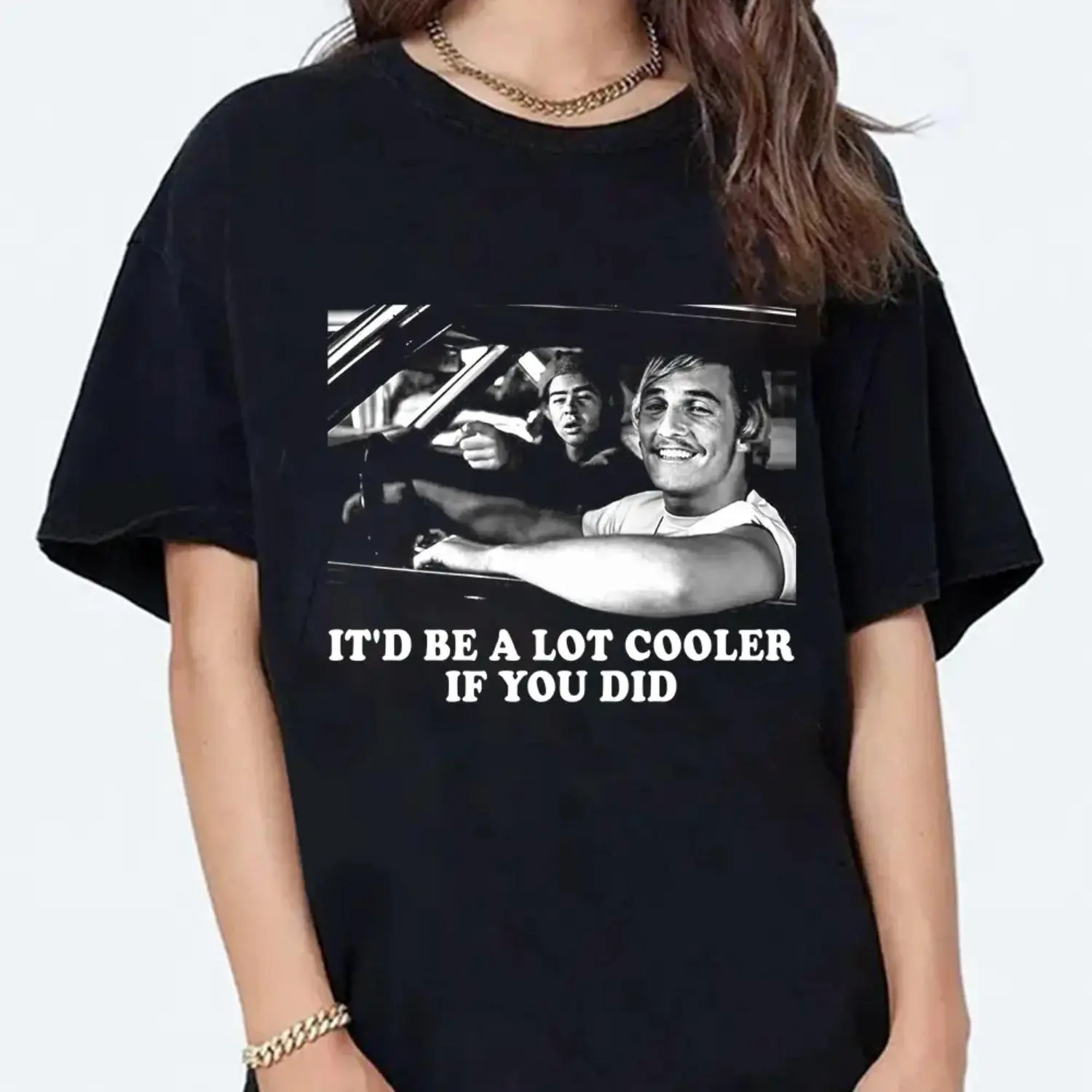 Dazed and Confused Shirt Featuring David Wooderson Iconic Quote Vintage Unisex Men's T Shirt