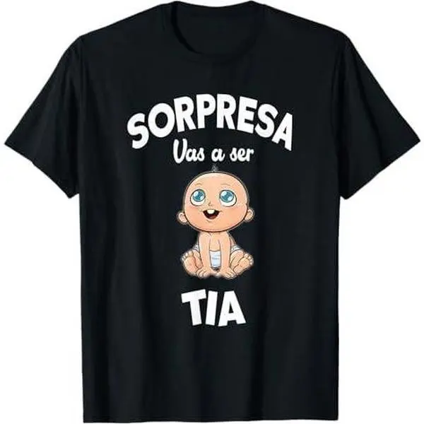 Funny SORPRESA T shirt. Vas a ser Tia-Pregnancy Noticia Gift T-Shirt