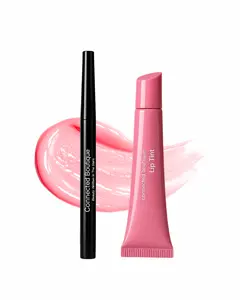 Lip Tint meadowfoam oil treatment Set with Longwear lip liner  - Pink - Moisture  Hyaluronic Acid