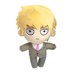 Mob 100 Anime Plush toys Reigen Arataka plushies Kageyama Shigeo figure Soft Stuffed Plush pillows Mob Toy Doll Child Xmas Gifts