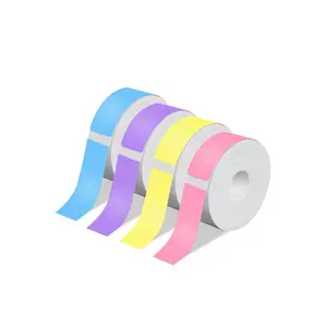 Label Making Tape, 640pcs/roll Colorful Label Tape, Label Printer Tape, Office Stationery & Supplies for P21S/P31S Label Maker