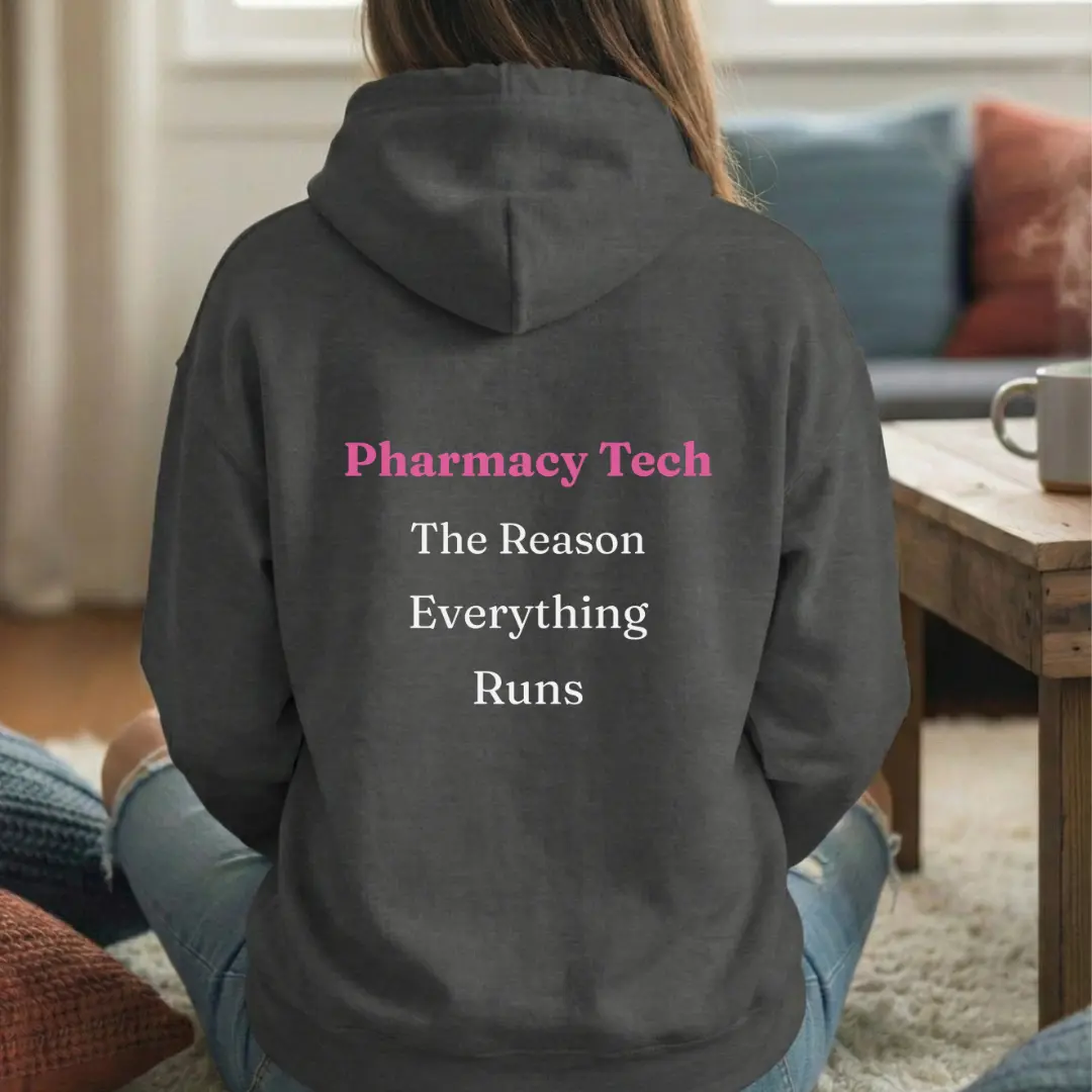 Funny Pharmacy Tech Hoodie Pharmacy Humor RX Tech Gift