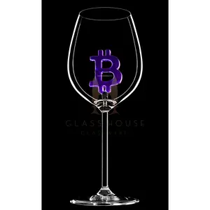 The Purple Bitcoin Wine Glass™