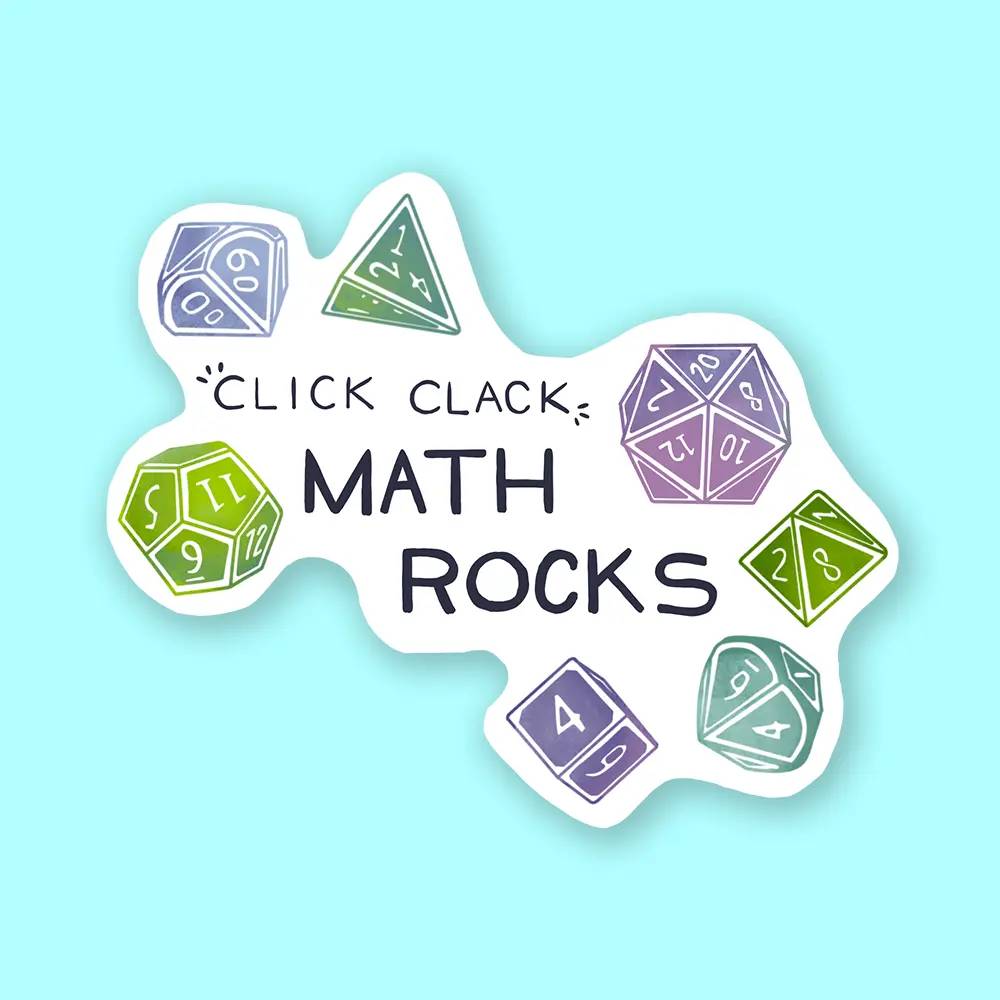Math Rocks DnD Sticker Math Rocks DnD Sticker