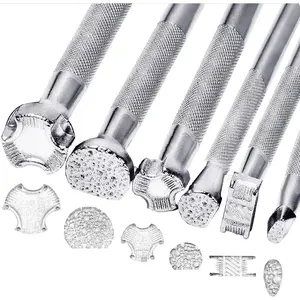 Leather Stamping Tools, Leather Working Saddle Making  Set Special Shape  Punch Set Carving Leather Craft  Handmade Art Tools