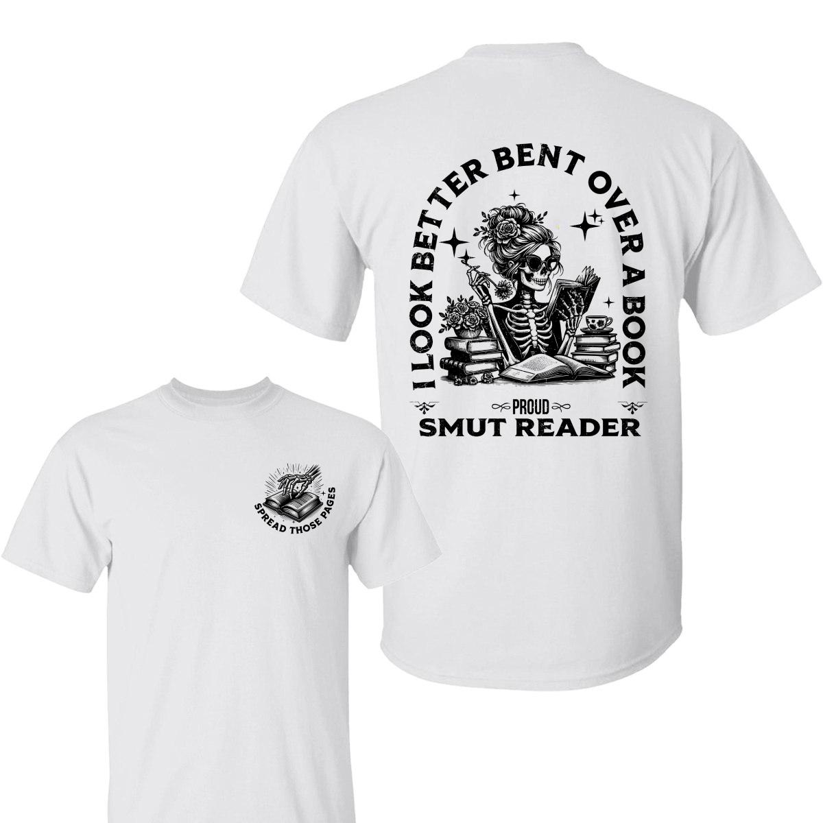 Smut Readers Shirt, Book Lover Gift For Her, Funny Reading Shirt, Spread Those Pages Spicy Reader Novelty, Funny Gift For Mom, Dark Romance
