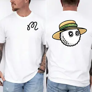 Cartoon Fairway Golf Graphic T Shirt, Double Sided Golf Lifestyle Tee, Stylish Clubhouse Street Style For Men Women, Thoughtful Gift For Golf Lovers, Casual Unisex Graphic Shirt