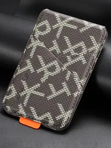 Card Storage Luxury Card Slot Faux Leather Magnet Stand RFID Mobile Phone Wallet For Unisex Relatives Friends And Elders Holiday Gift