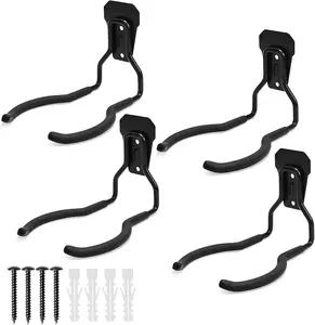 Garden Power Tool Hanger  Pcs Steel String Trimmer Holder Wall Mount, Grass Trimmer Organizer, Weed Eater Rack Garage Storage H for Weed War, Leaf Blower and Other Lawn Equipment