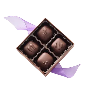 Sweet Vegan Chocolates 4-Piece Truffles Gift Box - Allergen-Free, Dairy-Free, Nut-Free, Soy-Free, Gluten-Free | Vegan Gourmet Chocolate Treats | Perfect for Gifting & Special Occasions Snack chocolate chocolate candy