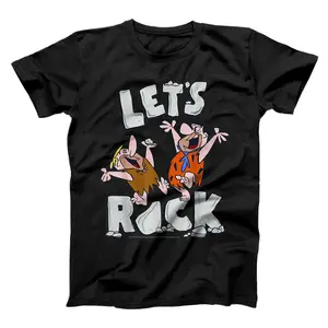 The Flintstones Fred And Barney Let's Rock  T-Shirt, Sweatshirt, Hoodie