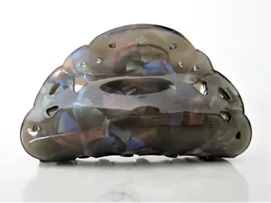 Abalone sea shell effect hair claw clamp clip