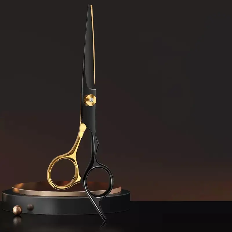 Stainless Steel Hair Scissors, Professional Salon & Home Use, Hair Styling Tools, Suitable for Sparse & Textured Hairstyles, Heatless Styling Tools