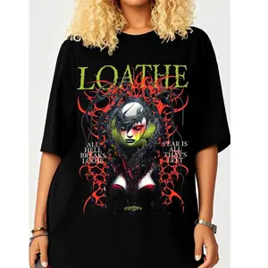 Loathe Aesthetic T-Shirt Trending Band Tee 2025 Unisex Streetwear Style tf312