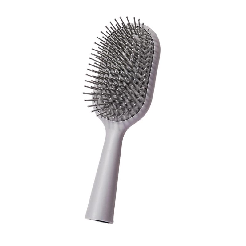 Miniso Air Cushion Detangler Hair Brush - Soft Bristle Scalp Massager, Built-in Cleaner, Detangles Easily for All Hair Types, Ideal Gift for Women (Back to School Haircare Accessory), Detangle Easily