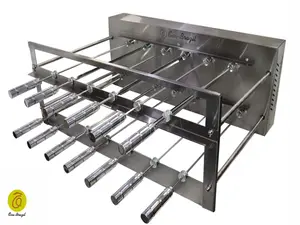 Brazilian Rotisserie System for BBQ - 13 Skewers - Professional Grade