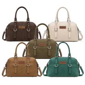 Wrangler Doctor Bag Top Handle Purse Hobo Shoulder Barrel Satchel Handbags for Women