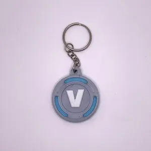 Fortnite V-Buck Keychain Gamer Accessory | Clip-On & Standard Options | Perfect Gift for Fortnight Fans