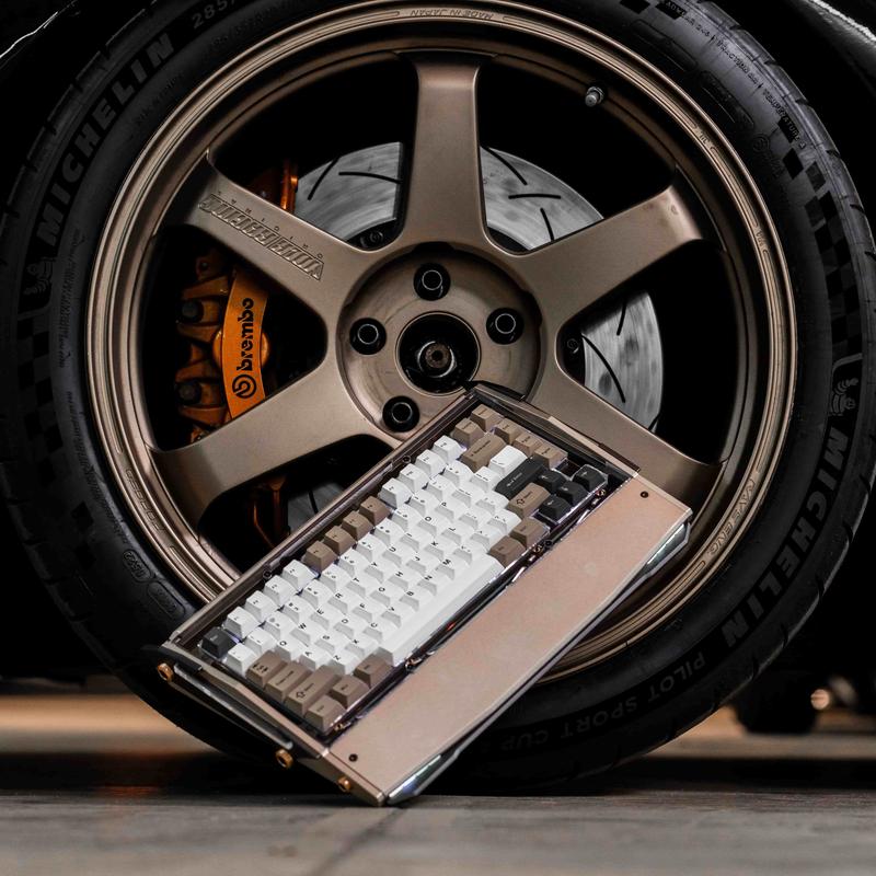 Black Diamond 75 V2 Mechanical Gaming Keyboard, 2.4G Wireless Low Latency, Leaf Spring Mount, Superb Typing Flex & Comfort, Custom RGB