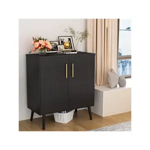 High quality  Sideboard Buffet Modern Storage With Double Doors And Adjustable Shees Accent Cabinet For Decor Living Room Bedroom Kitchen Bathroom Office Hallway