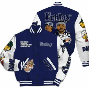 Varsity Jacket To Match Midnight Navy 11s - Friday Sneaker Stress Style All Over Print MB9