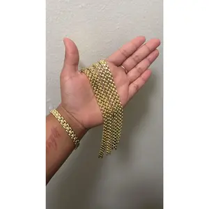 Polished Gold Link Bracelet