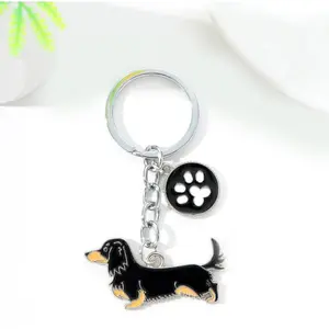 Dachshund Keychain
