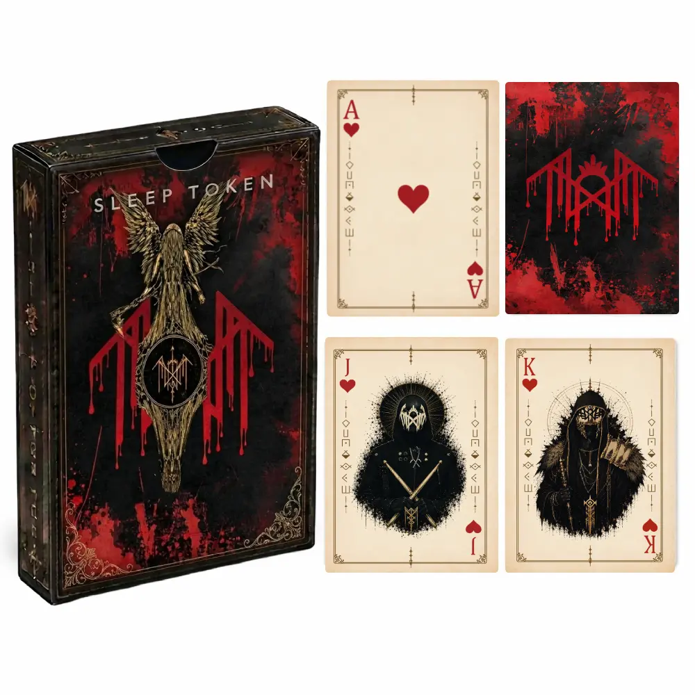 Sleep Token Playing Cards | Epic Gothic Rock Poker Deck | Unique Music Fan & Gamer Gift