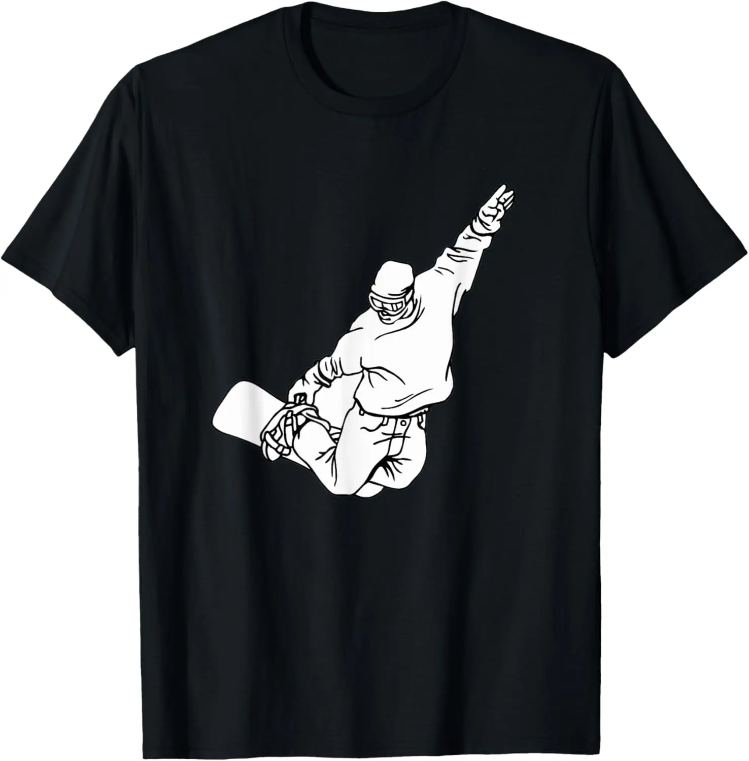 Cotton(pure) Snowboarding Snowboarder Winter Sports Snowboarder Design T-Shirt