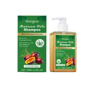 Hoegoa Batana Oils Shampoo with Rosemary Extract - 100ml - Gentle Cleanser for All Hair Types - Nourishes & Softens Hair - Strengthens Scalp