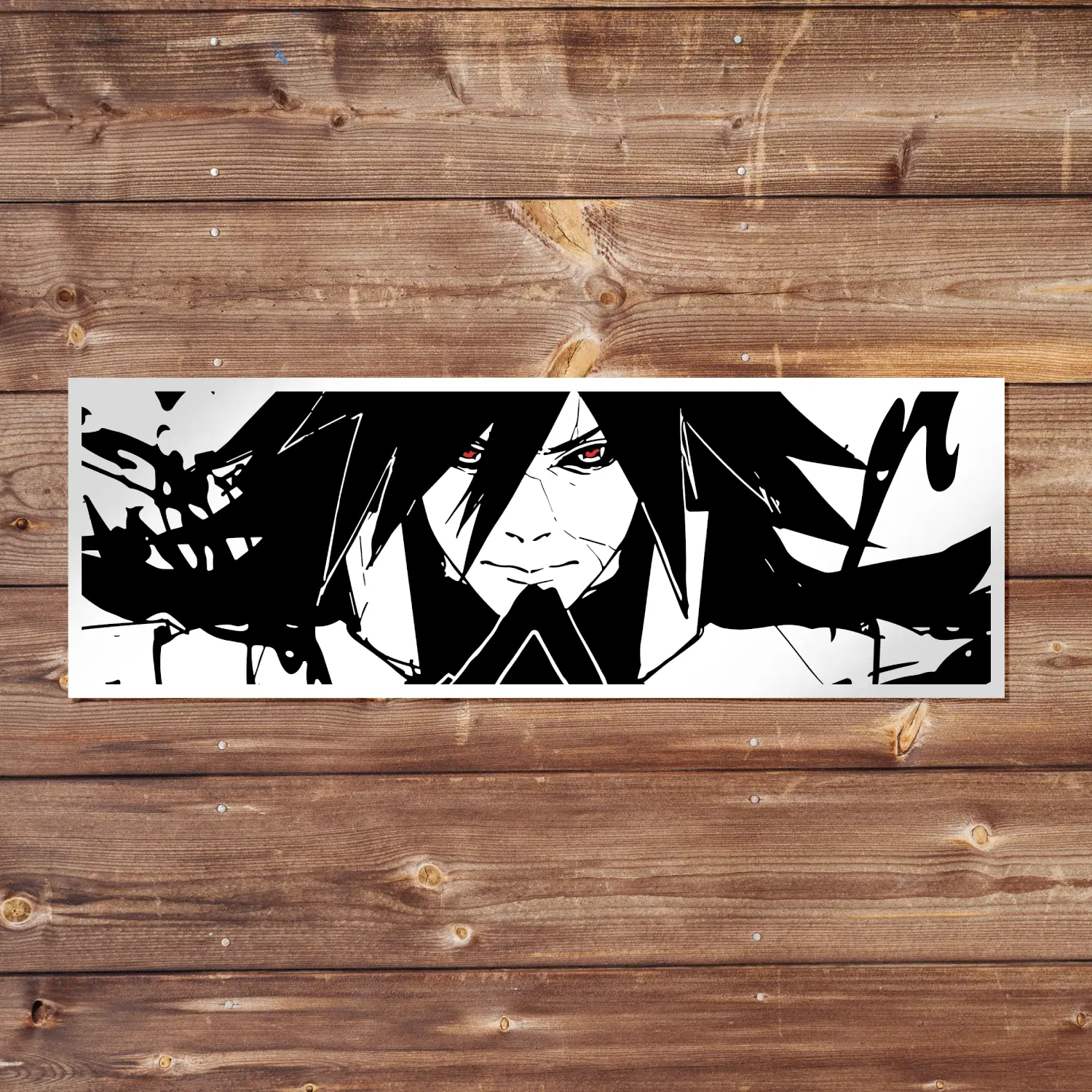Madara Vinyl Sticker Pack - Handmade JDM Slapper Sticker for Waterproof Window, Laptop, Kindle, and Water Bottle