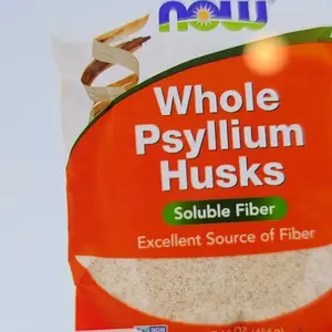NOW Foods Whole Psyllium Husks, 16 oz (454 g)