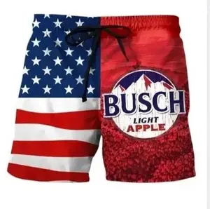 American Flag Board Shorts, Perfect Gift for Him