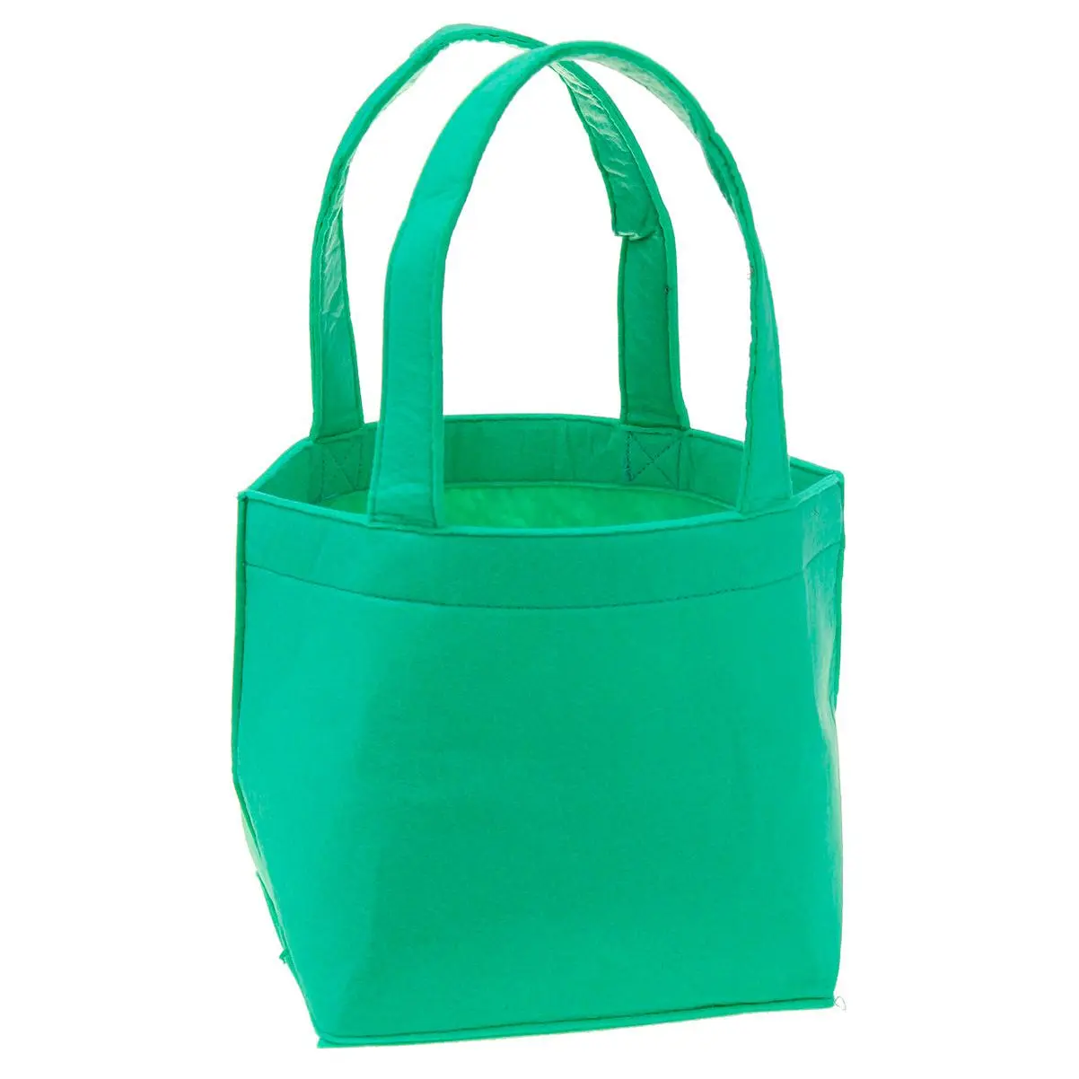 Mint Felt Easter Bucket Personalized Bunny Egg Hunt Basket #M959VL-MINT