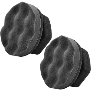 2 Pack Large Tire Shine Applicator Pad, Durable and  Hex-Grip Tire Dressing Applicator Pad for Applying Tire Shine