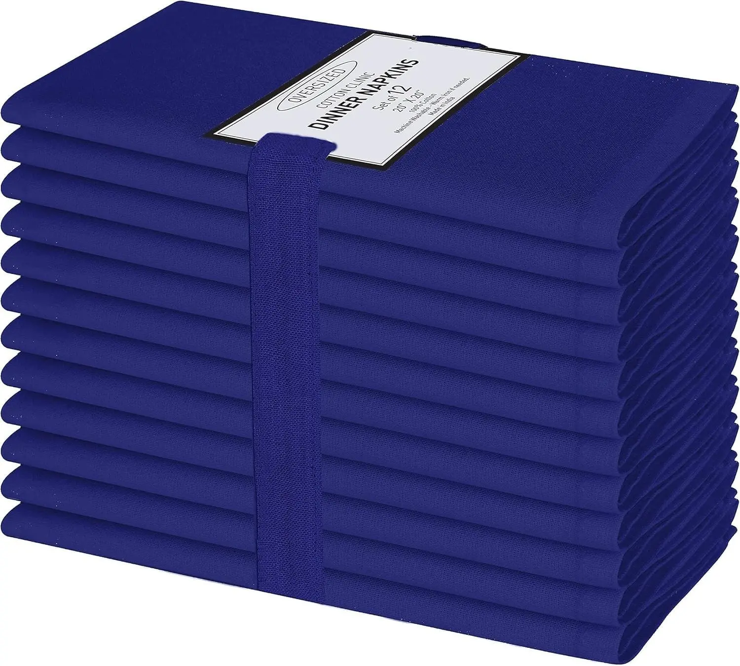 Cloth Dinner Napkins Perfect Everyday Use Table Napkins Soft Durable Washable Ideal for Party Wedding Christmas Easter Set of 12 17x17 inches Navy Blue Napkins