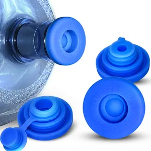 The Jug Plug 2 - Spill-Proof Silicone Cap for Top Loading Water Dispensers - Reusable Food Grade Drinkware Set of 3 - Leak-Proof Hole - Easy Install & Remove - No Plastic Waste - US Patent D979,404