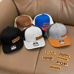 Nestoniyun Classic Mesh Trucker Snapback Dad Hat - Polyester Cotton Structured Cap with Sentimental Message for Fathers, Adjustable Size Breathable Cap