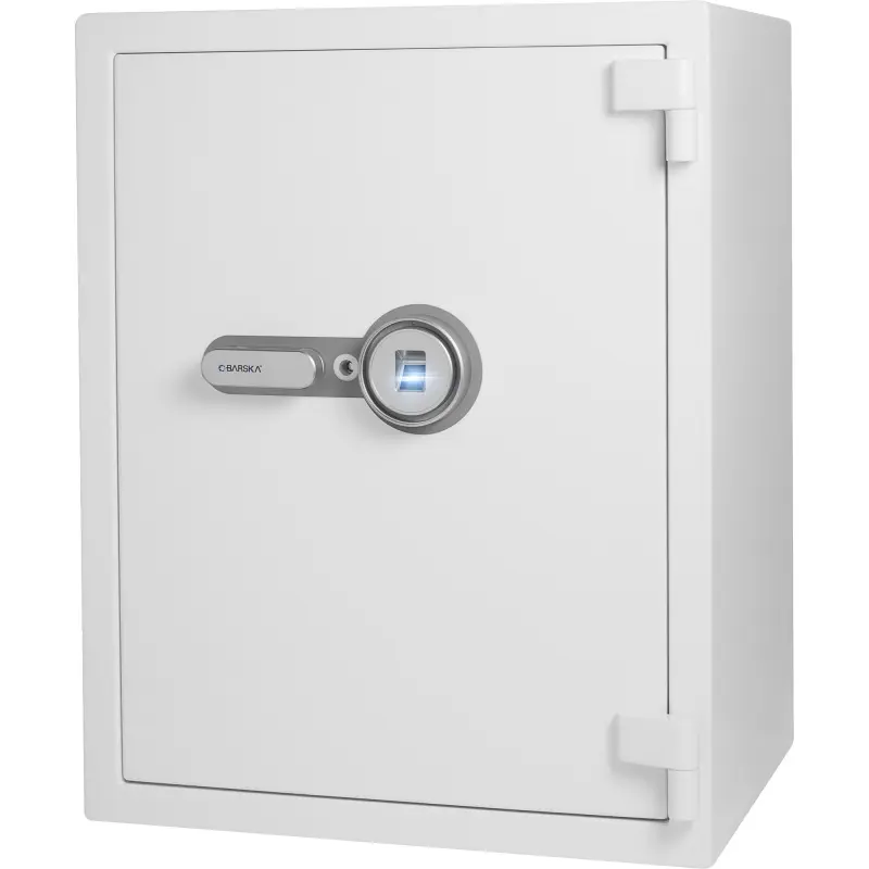 4.48 CUBIC FT BIOMETRIC FIREPROOF SAFE, WHITE On-Site (High end and high-quality),for Documents, Jewelry, Valuables,Fireproof Waterproof ,Strong and safe