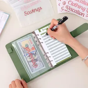 Zippered Cash Envelope Budget Binder for Organized Financial Management Secure Storage Easy Use for Individuals Families and Businesses Ideal Budgeting Tool
