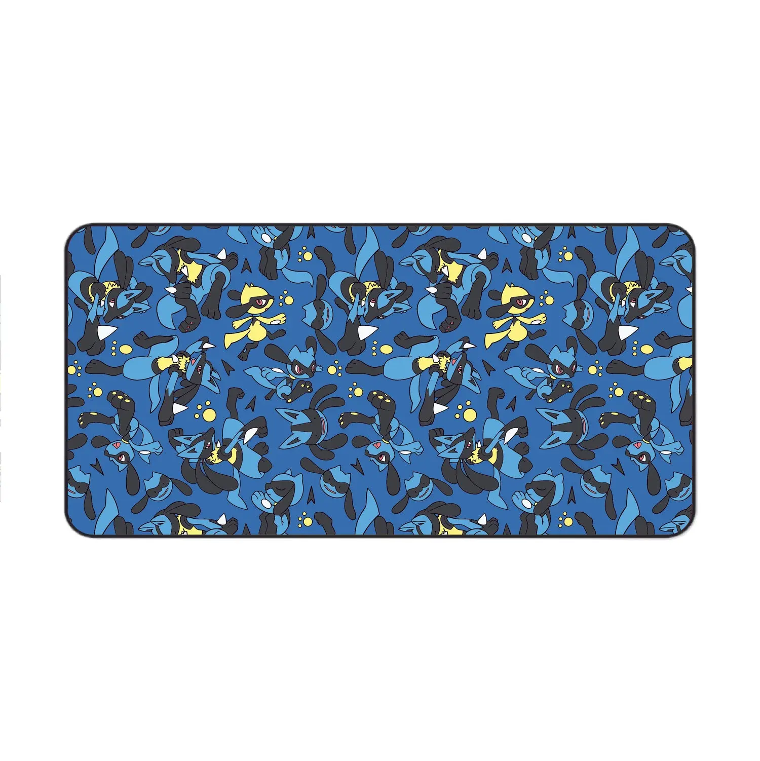 Lucario Desk Mat, Anime Mouse Pad, Computer Accessories, Perfect Gift for Fans, Office Decor, Gaming Decor, Top Deskmat