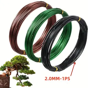 12 Gauge Anodized Aluminum Wire, Bendable Craft Wire, Corrosion Resistant, Ideal for Bonsai, Sculpture, Jewelry Making, Welding