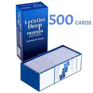 Adult Party Drinking Card Game Let's Get Deep, Fun Icebreaker Game for Group Play, Essential Item for Game Night Entertainment, Couple Drinking Game, Party Board Game