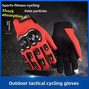 Tactical gloves men's outdoor sports cycling locomotive motorcycle non-slip and wear-resistant protective anti-cut fighting training gloves
