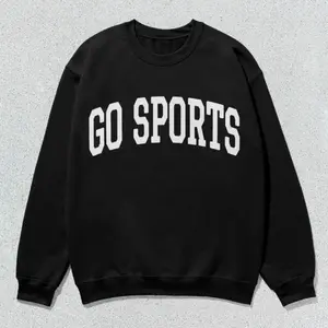 Go Sports Sweatshirt Collegiate Crewneck Sweater Unisex