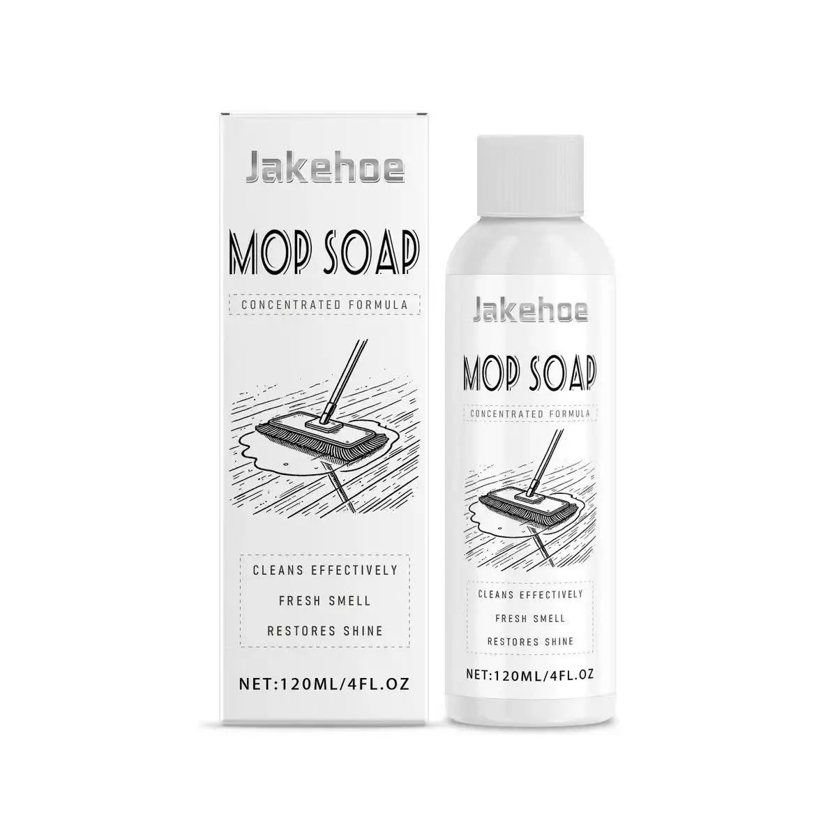 Jakehoe Floor Cleaner for Hardwood & Tile Floors, Daily Maintenance & Renewal Cleaning Solution, Effective Dusting & Stain Removal